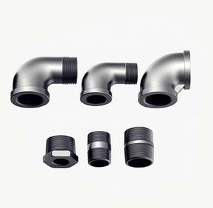 Codos de Tubería Soldados KF ISO Sanitarios de 90 Grados TC, Pulidos, Forjados, de Acero Inoxidable, Accesorios de Codo para Vacío - Product Image 2