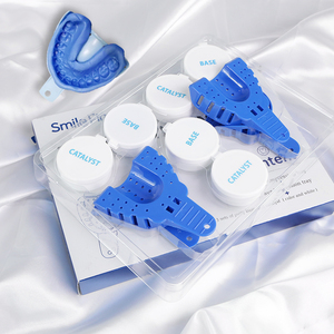 חיוך למצוא רב תכליתי פרמיה אישית תווית אישית סיליקון רושם שיניים סיליקון חומר שיניים מעוך ערכת עובש עם מגשים - Product Image 1