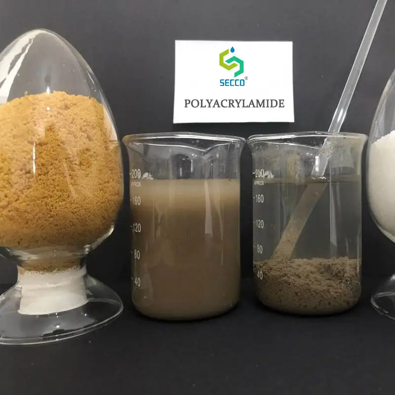Kostenloses Muster vom Werk reines Polyacrylamid (PAM) chemische anionische kationische Polymerpartikel für den Papiergebrauch