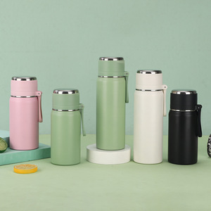 Bullet Shaped Insulated Water Bottle 316 Stainless Steel Large Capacity Portable For Sports Outdoor Travel Gift - Product Image 2