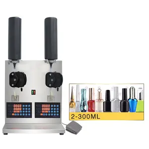 High Accuracy Semi Automatic Filling Machine Liquid Uv Nail Gel Remover Filling Machines 2-300 Ml Nail Polish