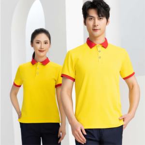 เสื้อโปโลชุดทำงาน เสื้อยืดคอปกแขนสั้นแบบกำหนดเอง เสื้อเชิ้ตวัฒนธรรม เสื้อทำงานบริษัทแบบกำหนดเอง ปักโลโก้ พิมพ์ลาย - Product Image 2