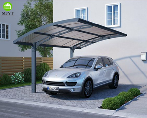 Auvent en métal en aluminium de polycarbonate <span class=keywords><strong>d</strong></span>'abri de voiture en porte-à-faux simple de résistance de neige - Product Image 3