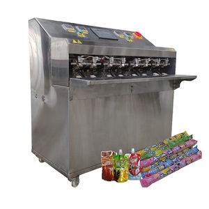 semiautomática copa/zumo de fruta/leche eficiente líquido de embalaje mecánica bolsa de agua de llenado de la máquina - Product Image 1