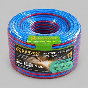 Nouveau produit : Tuyau de torche de découpe renforcé en PVC, résistant à l'abrasion, 6 mm ID, 12 mm, 20 bars, pour bobine de tuyau de torche de soudage et découpe au gaz - Product Image 1