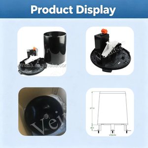 Pluviómetro Veinasa-ABS de Alta Precisión, Sensor de Lluvia con Cubeta Basculante de ABS, Sensor de Lluvia para Toldo - Product Image 2