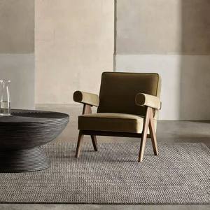 New Zealand Wool Carpet Solid Color Full Coverage Thickened Bedroom Bedside <strong>Rug</strong> Cross-Border Import High-End <strong>Second</strong>-<strong>Hand</strong> Living - Product Image 2