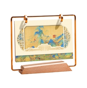 <span class=keywords><strong>Calendrier</strong></span> de table en bois et métal avec horloge, <span class=keywords><strong>calendrier</strong></span> <span class=keywords><strong>lunaire</strong></span> chinois, décoration de bureau, cadeau de l'année <span class=keywords><strong>du</strong></span> cheval - Product Image 4