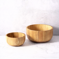 Woodsun Bol à Salade en Bois d'Acacia Petites Grandes Tailles Chine