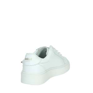 Sneakers Gaelle Paris Bianco per Ragazze, Scarpe Basse in Pelle Bianca con Dettaglio Catena - Product Image 3