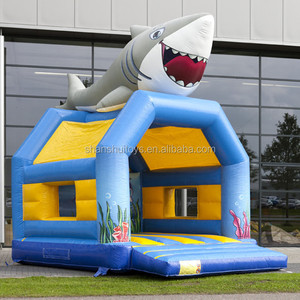 Trampolín de salto comercial <span class=keywords><strong>Shark</strong></span>, casa hinchable, castillo hinchable a la venta - Product Image 4