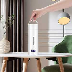 Vesub vente en gros tasse de voyage électrique 500ml Thermos tasse à café en silicone étanche bouteille d'eau isolée sous vide chauffage électrique - Product Image 4