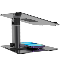 Support pour ordinateur portable de haute qualité pour la vente en gros, support réglable, support de levage compatible avec iPad, nouveau sans fil