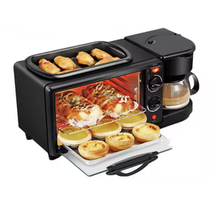 Hot Sale Household Three-in-One Multi-functional Breakfast Machine Oven Coffee Maker Frying Pan 12L Digital Control US - Product Image 1