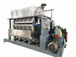 Four <span class=keywords><strong>de</strong></span> séchage métallique intégré à une machine automatique <span class=keywords><strong>de</strong></span> fabrication <span class=keywords><strong>de</strong></span> plateaux à œufs 5x8, ligne <span class=keywords><strong>de</strong></span> production complète <span class=keywords><strong>de</strong></span> barquettes à œufs en papier recyclé, économe en énergie - Product Image 1