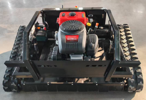 Approuvé CE EPA, tout-terrain 1. Tondeuse à gazon robotisée autotractée 2. Robot télécommandé 3. Chenilles en caoutchouc pour l'agriculture 4. Herbe - Product Image 1