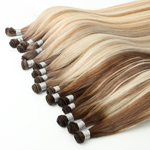 Extensión de Cabello Tejida a Mano de Alta Calidad 100% Humano Ruso Europeo Remy Grado 12A Doble Extracción - Product Image 2