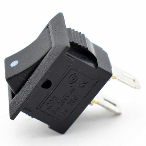 Công tắc Mini <span class=keywords><strong>2</strong></span> chân màu đen kcd11 - Product Image 1