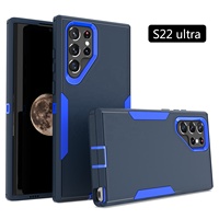 YCYMO Heavy Duty Antichoc 3 En 1 Housse Pour iPhone 15 14 13 12 11 Pro Max Mobile Couvre pour Samsung S22 S23 S24 Ultra Cas
