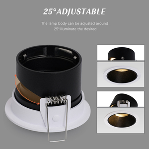 Cho khách sạn thương mại Anti-Glare thiết kế thay đổi độ sáng trần ánh sáng Vòng Đèn Downlight - Product Image 3