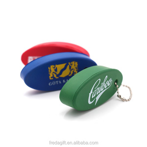 Custom made pu foam floatable Key chain oval bọt pu keychain - Product Image 5