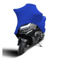 Couverture de moto à haute élasticité doublure en polaire douce couverture de bâche de Protection contre la poussière à quatre voies respirante pour moto