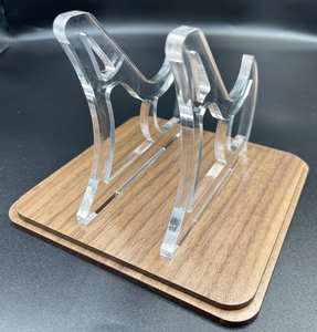 Support de manette de <span class=keywords><strong>jeu</strong></span> flottant en acrylique avec base en bois, support d'affichage pour console de <span class=keywords><strong>jeu</strong></span> PlayStation - Product Image 2