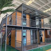 Maison conteneur extensible de 30 pieds, maison modulaire pliable pour projet résidentiel