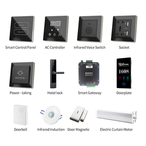 Hotel Room Smart Service System Remote Control Automation Door Lock Multi-Language Support Touch IP66 Wires Voice LH-ZX Guest - Product Image 2