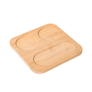 Posavasos creativos de madera, bandejas de té de bambú, tapetes para té, manteles individuales, platillos cuadrados para té, tapetes aislantes del calor de estilo japonés, hechos a mano. - Product Image 4