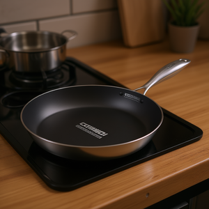 DB 32cm Acero inoxidable Sartén amigable con la inducción Antiadherente Interior Titanio Aluminio Cerámica Hierro Material para cocinar - Product Image 2