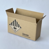Großhändler Langlebige Recycelte Materialien Wellpappe-Kartons Flach Verpackte Einwellige RSC-Box Direktdruck Versandkartons