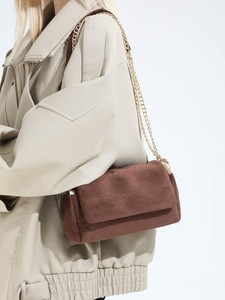 Bolso Tote Pequeño de Gamuza Impermeable con Estampado de Caramelos para Mujer, a la Moda, para Verano/Invierno, con Correa de Cadena, Bolso Bandolera de un Solo Hombro - Product Image 4