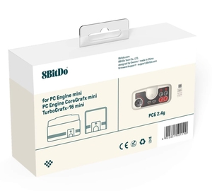 Manette sans fil 8Bitdo PCE 2.4G (81FA) gris clair, contrôleur rétro pour PC, Mini Nintendo Switch, batterie 18H - Product Image 2