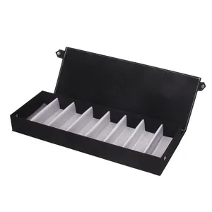 8 Slots Nieuwigheid Sunglass Organizer Lederen Brillen Collector Brillen Vitrine Opbergdoos, 48X14X6Cm