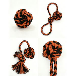 Mainan Tali Anjing yang Tahan Lama, Cocok untuk Anjing Kecil dan Sedang untuk Mengasah Gigi dan Menghilangkan Kebosanan Sebagai Mainan Hewan Peliharaan - Product Image 1