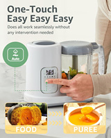 Produit pour bébés en une étape multifonction pour l'alimentation des bébés et les soins infirmiers mélangeur à vapeur Machine fabricants d'aliments pour bébés