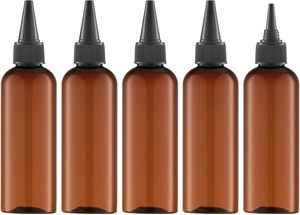 50ml 100ml 120ml 150ml <b>200ml</b> Empty Amber Blue Transparent Pet Material Hair Dye Oil Color Applicator Squeeze Plastic <b>Bottles</b> - Product Image 1