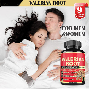 Capsules d'extrait de racine de valériane biologique pure pour un sommeil sain et une meilleure réponse au stress chez les adultes et les adolescents – Favorise une pensée positive - Product Image 3