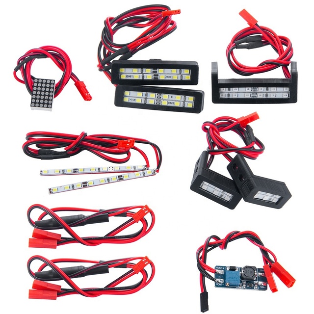 Front & Rear Lights for Arrma Limitless 1/7 RC Car Parts