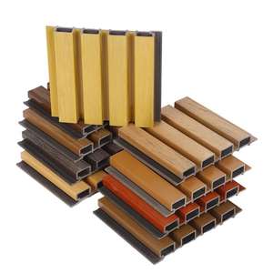 Revêtement extérieur à faible entretien, panneau mural WPC, co-extrusion, rainuré, panneau mural WPC PVC Great Wall, extérieur - Product Image 4