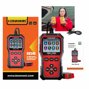Lecteur de code OBD2 à faible MOQ, scanner de diagnostic automobile KONNWEI pour garage de démarrage, contrôle de la prêtsé à l'essai d'émission - Product Image 1