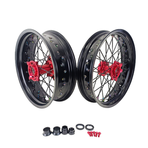 Juego de Ruedas KYZ CNC de Aleación Anodizada de 17 Pulgadas, Certificado por DOT, para <span class=keywords><strong>Honda</strong></span> CRF250R CRF450R Enduro MX Racing Pro Kit - Product Image 3