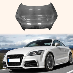 Pour <span class=keywords><strong>Audi</strong></span> <span class=keywords><strong>TT</strong></span> <span class=keywords><strong>MK2</strong></span> TTS 8J 06-14 <span class=keywords><strong>Capot</strong></span> de refroidissement ventilé style WLP en fibre de carbone - Product Image 1