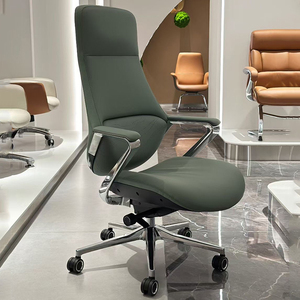 Silla Ejecutiva de Oficina con Respaldo Alto, Cómoda, Altura Ajustable, Moderna, de Lujo, Contemporánea - Product Image 1