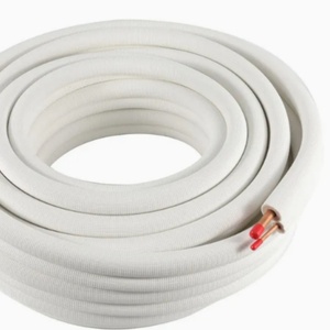 Tuyau de cuivre isolé double épaisseur C11000 en cuivre rouge pour pompe à chaleur sans conduit, isolation thermique épaisse, longueur personnalisée 5m <span class=keywords><strong>10m</strong></span> - Product Image 2