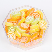 Bonbons Gélifiés Fruités Multicolores au Goût Mangue, Noix de Coco et Durian, Forme Carrée, 368g, Boîte, Snacks de Supermarché, Bonbons Aigres