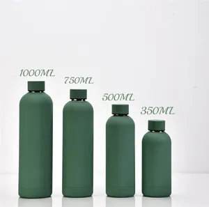ขวดน้ำสแตนเลสสุญญากาศสองชั้นปากแคบเคลือบยางแบบขวดโคลา ลดราคาพิเศษ - Product Image 1