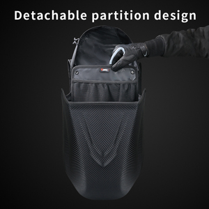 <span class=keywords><strong>Mochila</strong></span> para Casco <span class=keywords><strong>MOTOCENTRIC</strong></span> de Gran Capacidad con Luz Estroboscópica, Bolsa Deportiva para Motocicletas, Alforjas con Luz de Advertencia - Product Image 6