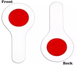 Verres portatifs de décodeur de papier 3D avec les verres rouges de loupe d'institution éducative - Product Image 4